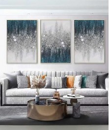 60*90 Cm Crystall Porsalein Painting Decorative For Living Room  And 3D Effect